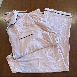 Member’s Mark Pajamas Set PJs Pink Long Sleeve Drawstring Pants NWOT size XL